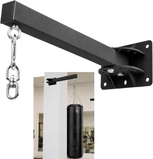 Heavy Punching Bag Wall Mount Hanger, Heavy Duty Boxing Bag Bracket, 360 Swivel Hook Punching Bag Mount Stand for Home or Gym Muay Thai and MMA Training（7 Adjustable Positions）