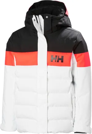 Helly-Hansen Jr Diamond Jacket - Waterproof, Insulated Junior Unisex Winter Coat, Breathable & Durable Youth Outerwear, 003 White - 16