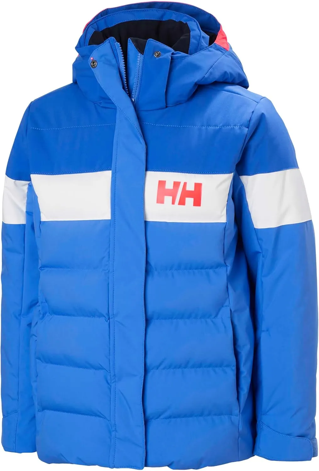Helly-Hansen Jr Diamond Jacket - Waterproof, Insulated Junior Unisex Winter Coat, Breathable & Durable Youth Outerwear, 554 Ultra Blue - 16