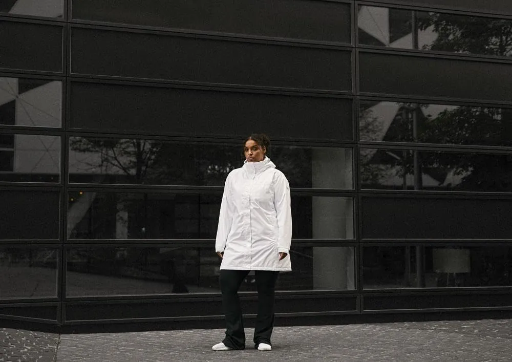 Helly-Hansen Womens Aden Waterproof Breathable Hooded Long Rain Jacket