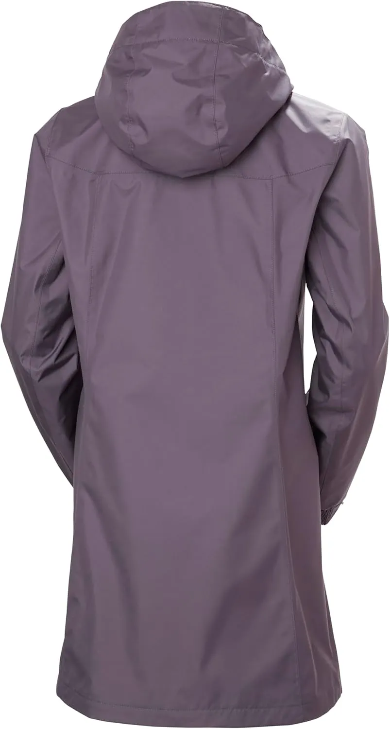 Helly-Hansen Womens Aden Waterproof Breathable Hooded Long Rain Jacket