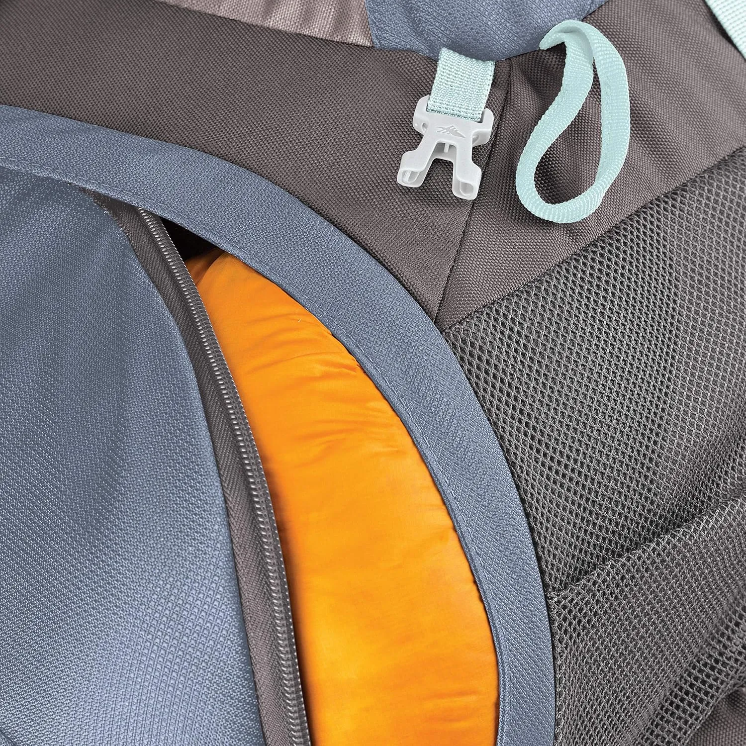 High Sierra Pathway Internal Frame Hiking Backpack, Grey Blue/Mercury/Blue Haze, 70L