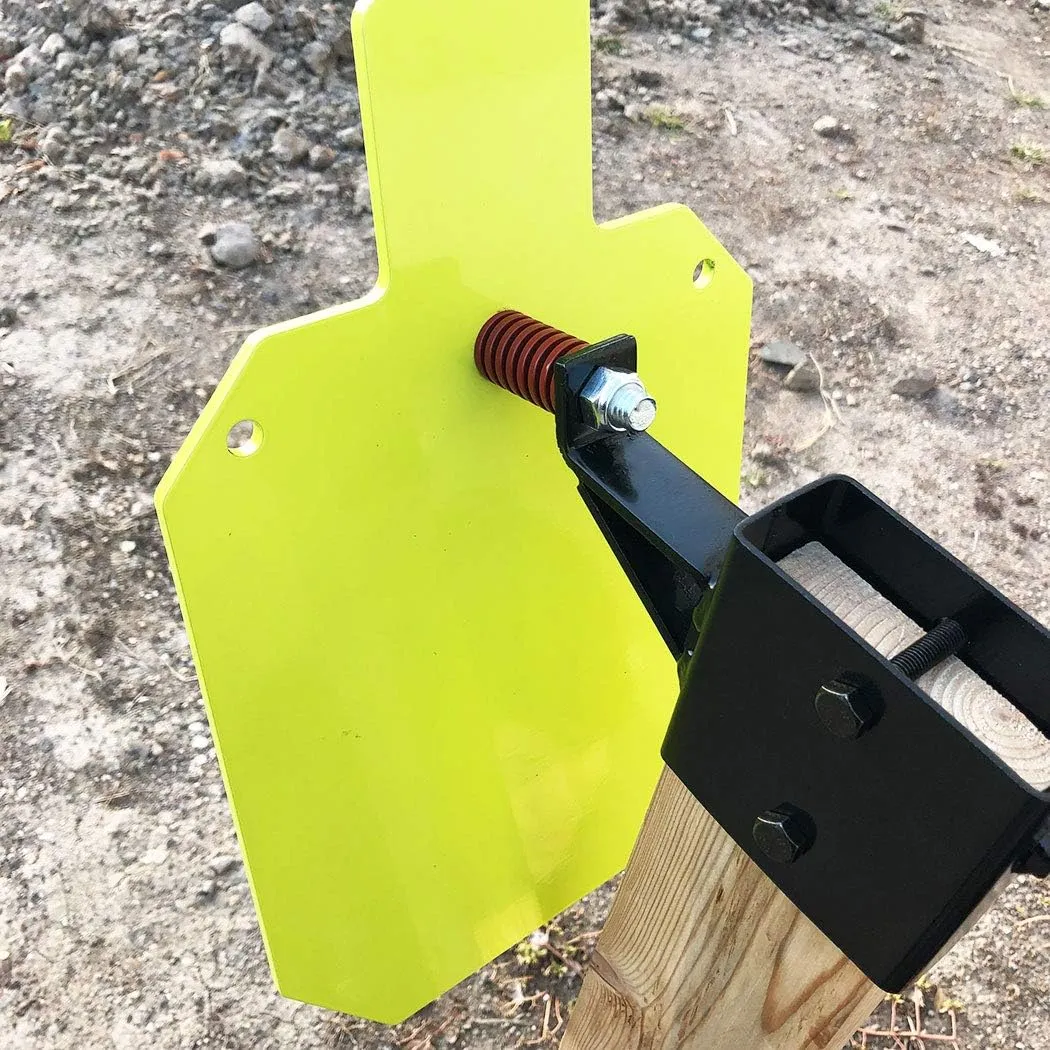 Highwild 2x4 Target Hanger | Target Stand Base | Adjustable Height Steel Post | AR500 Steel Gong Targets Conversion Adapter