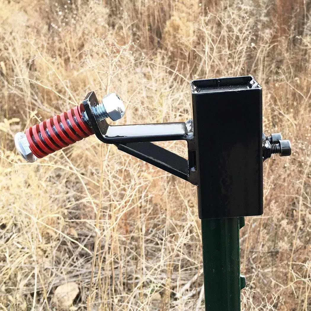 Highwild T-Post Target Hanger - T Post 2x4 Bracket Target Mount - AR500 Steel Gong Targets Conversion Adapter