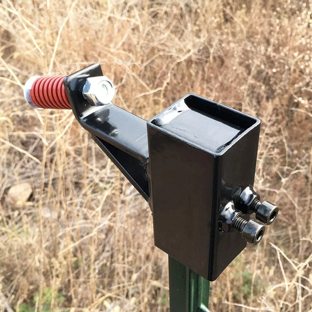 Highwild T-Post Target Hanger - T Post 2x4 Bracket Target Mount - AR500 Steel Gong Targets Conversion Adapter