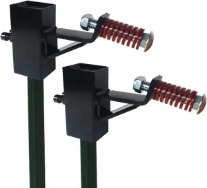 Highwild T-Post Target Hanger - T Post 2x4 Bracket Target Mount - AR500 Steel Gong Targets Conversion Adapter