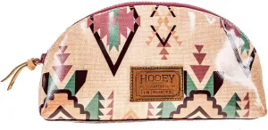 HOOEY Accessory Bag Make Up Toiletry Travel Bag (Nomad - Pink/Aztec, Small)