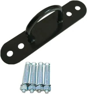 Hook Ceiling Wall Mount Bracket 300lb Capacity Steel -Resistant Finish Complete Set Fixed Hanger Concrete Expansion Bolts