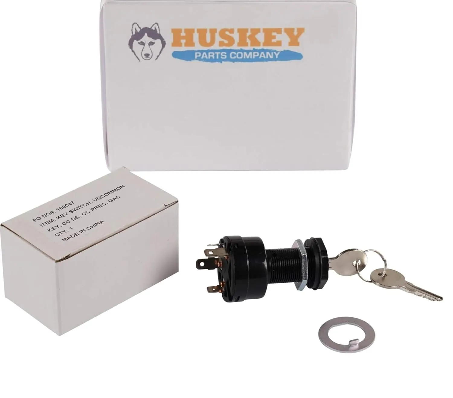 Huskey Parts Company Golf Cart Ignition Key Switch Uncommon Unique Key for Club Car Precedent DS Gas