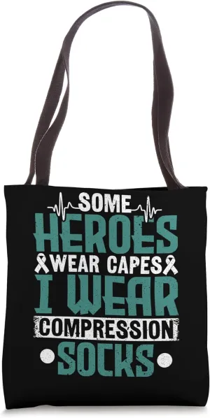 I Wear Compression Socks - POTS Awareness Tote Bag