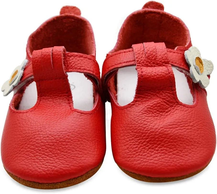 iEvolve Baby Leather Shoes Baby First Walking Shoes Baby Tassel Shoes Soft Sole Crib Shoes Baby Moccasins
