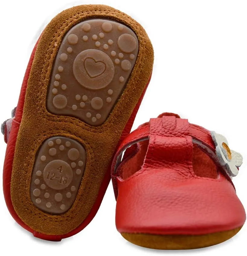 iEvolve Baby Leather Shoes Baby First Walking Shoes Baby Tassel Shoes Soft Sole Crib Shoes Baby Moccasins