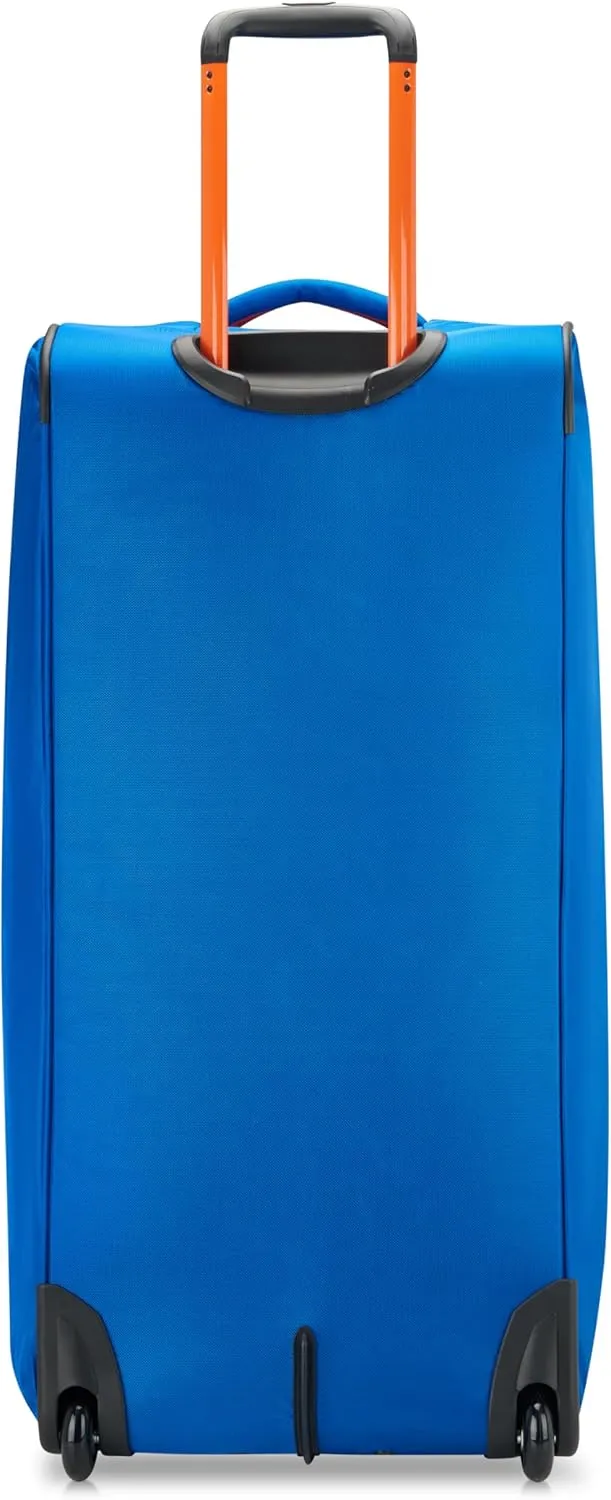 Jeep JS009D Two Wheel Rolling Travel Duffle Bag, Blue, 31 Inch