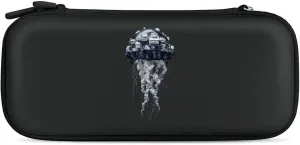 Jellyfish House Compatible with Switch Carrying Case Hard Travel Game Bag Pouch with 15 Games Accessories