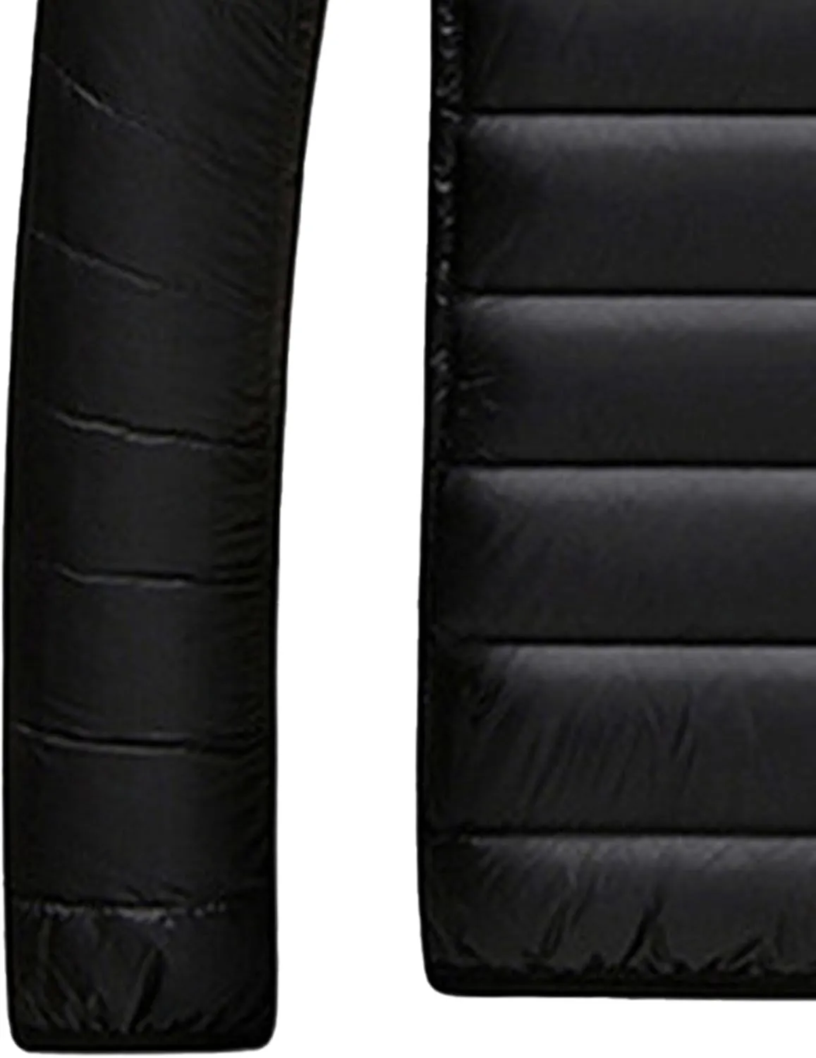 JEsilunmaMY Men's Thermal Sport Cropped Down Jacket Stand Collar Lightweight Packable Puffer Jacket Casual Warm Winter Coats
