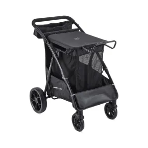 Joovy Platoon Utility Cart - The Ultimate Beach Wagon with All-Terrain Wheels, Removable Storage Basket, Personal Organizer, 150Lbs Capacity