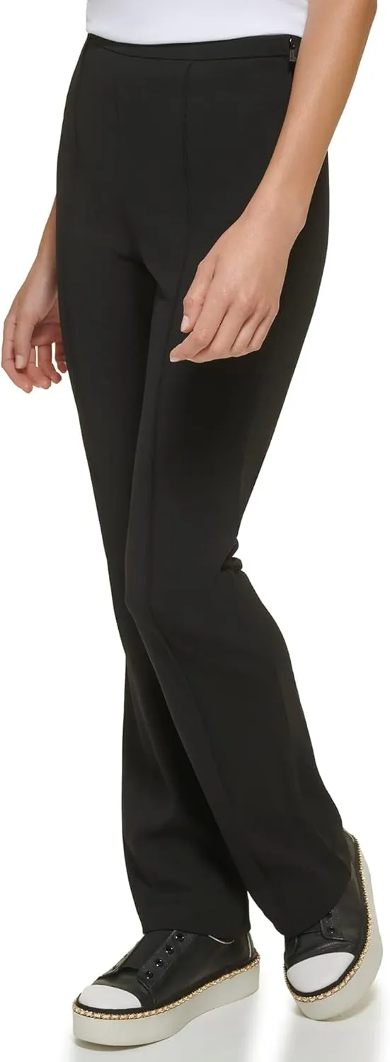 KARL LAGERFELD PARIS Women's Cool Compression Skinny High Waisted Pant
