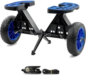 Kayak Cart Dolly Kayak Accessories Carrier for Kayak Canoe Transport with All-Terrain Wheels