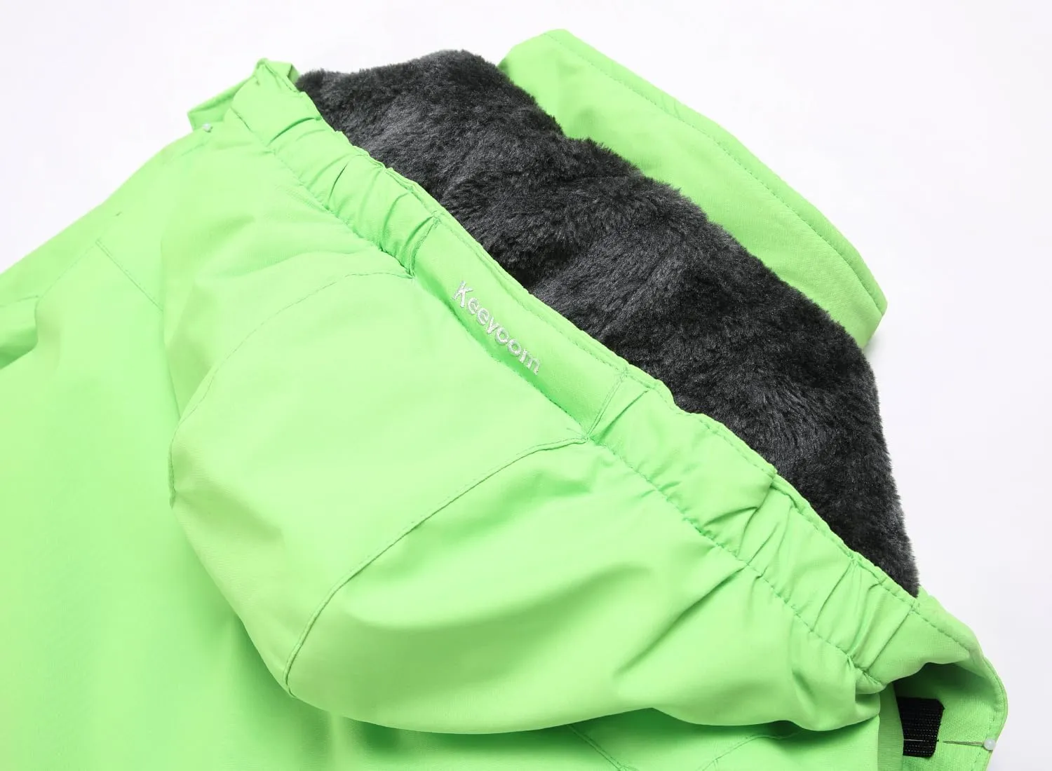 Keevoom Girl's Ski Jacket Winter Warm Thick Snow Coat Windproof Kids Outdoor Hooded Jackets