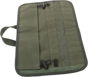 KICHOUSE 13-slot Camping Cutlery Bag Oxford Cloth Picnic Tableware Pouch Outdoor Bbq Utensil Storage Bag Compact Travel Eating Set