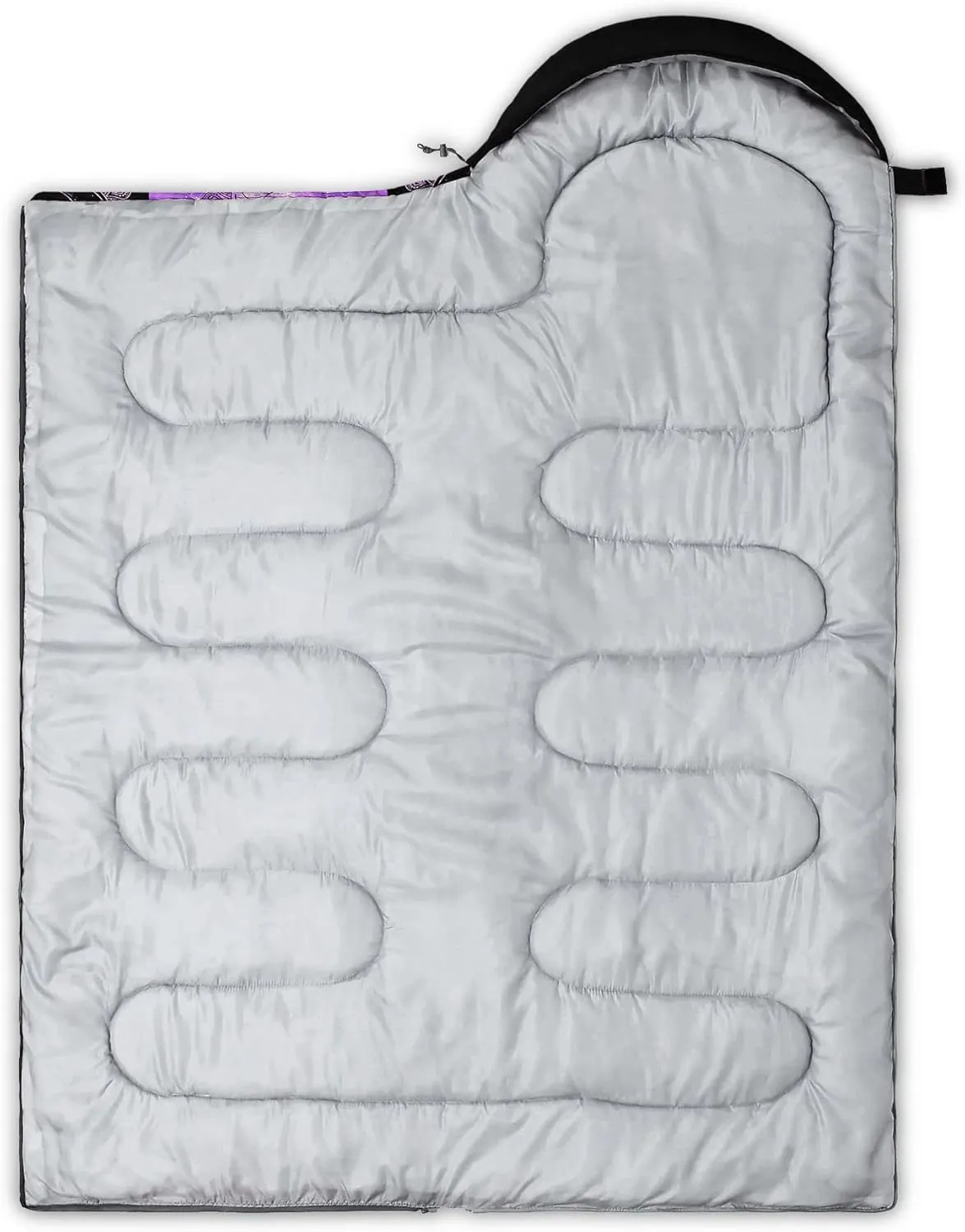 Kids Sleeping Bag for Boys Girls,Rocket Astronaut Moon Print-Lightweight Warm Portable Outdoor Indoor-Waterproof Cold Weather Resistant Sleeping Bag for Camping Hiking