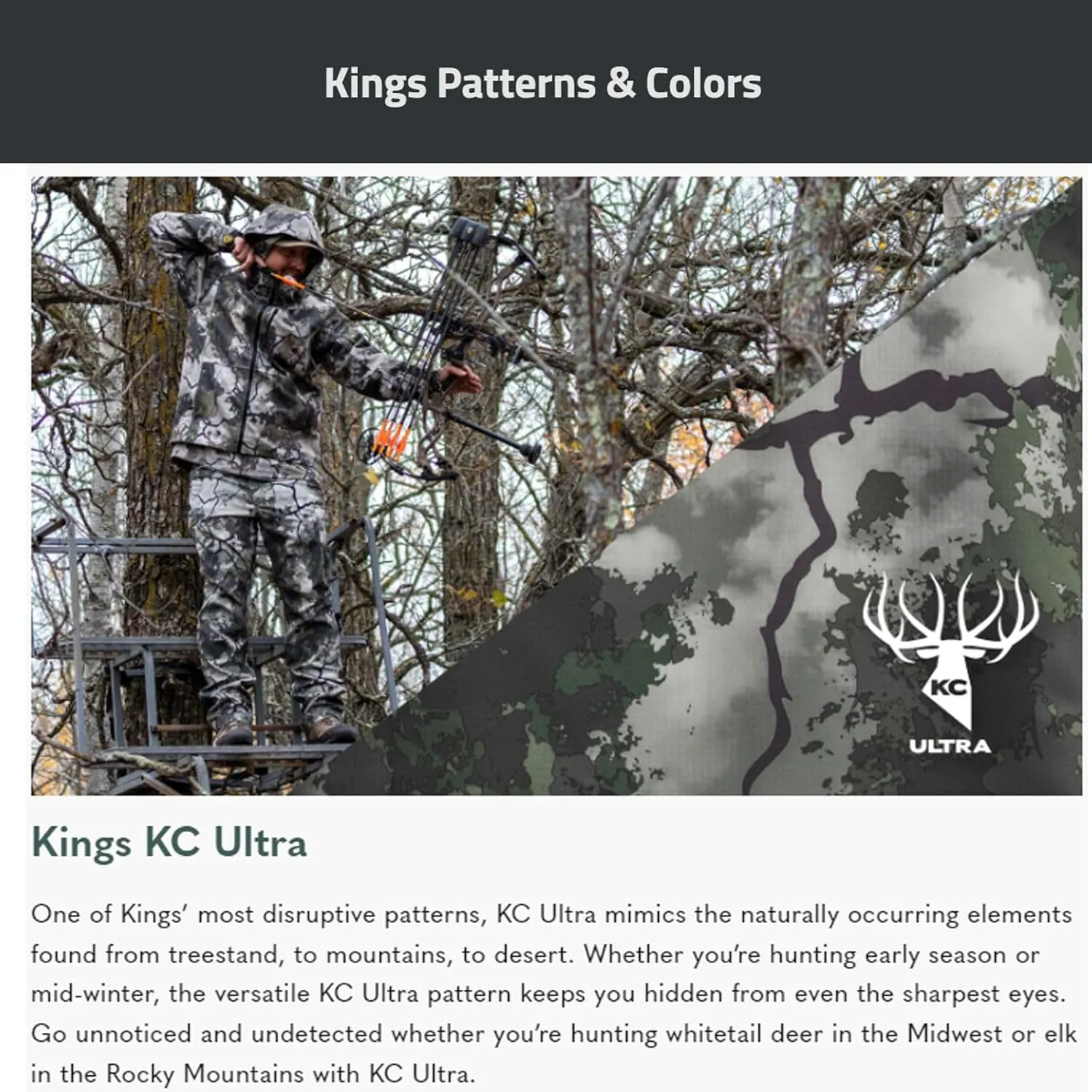 King's Camo Kids Classic Insulated Camouflage Jacket