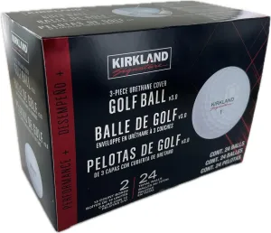 Kirkland Signature 3-Piece Urethan Cover Golf Ball, 24 Balls