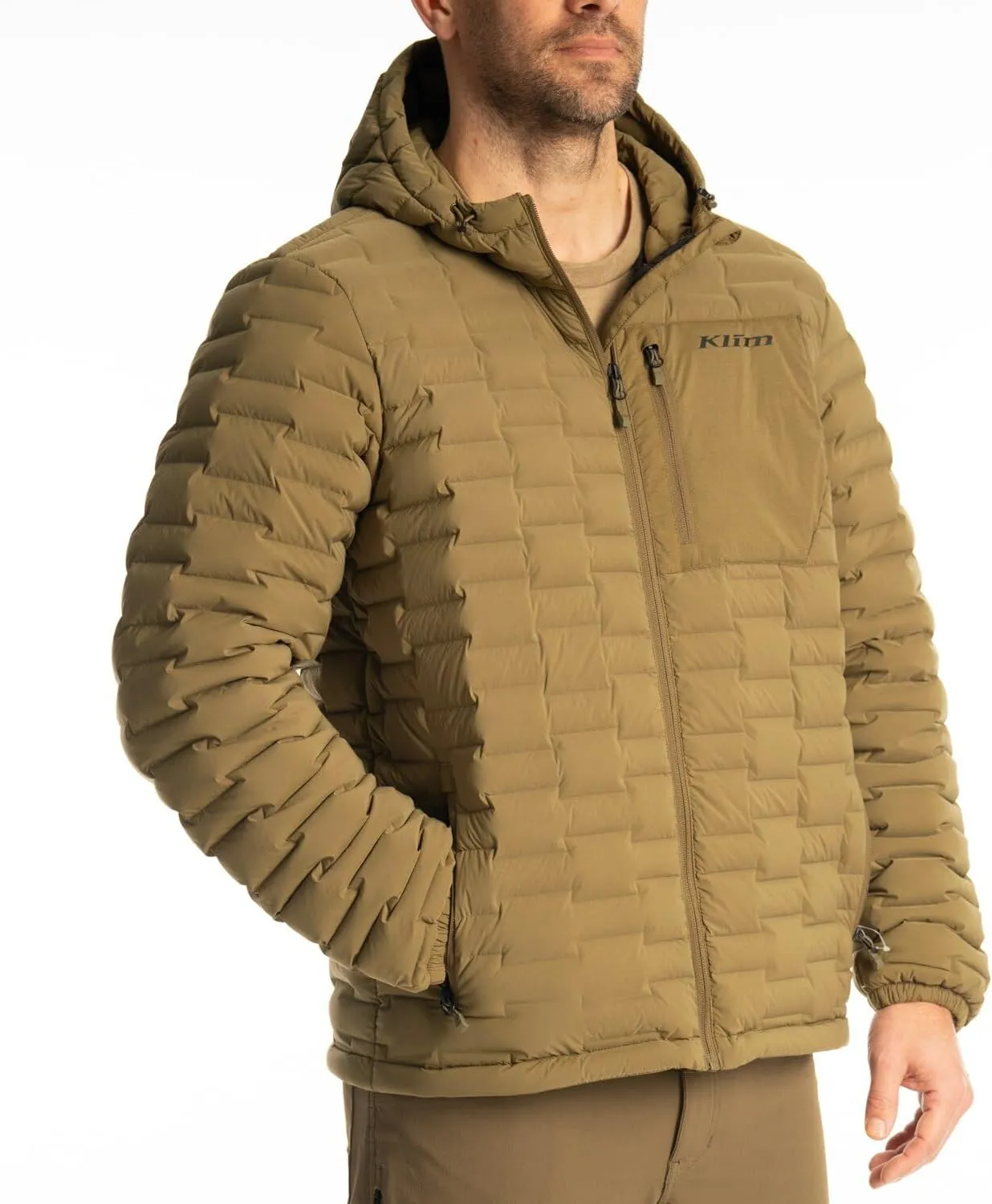 KLIM Men's Boulder Stretch Down Hooded Jacket