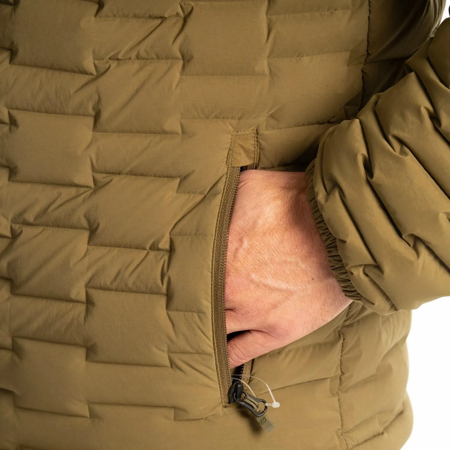 KLIM Men's Boulder Stretch Down Hooded Jacket
