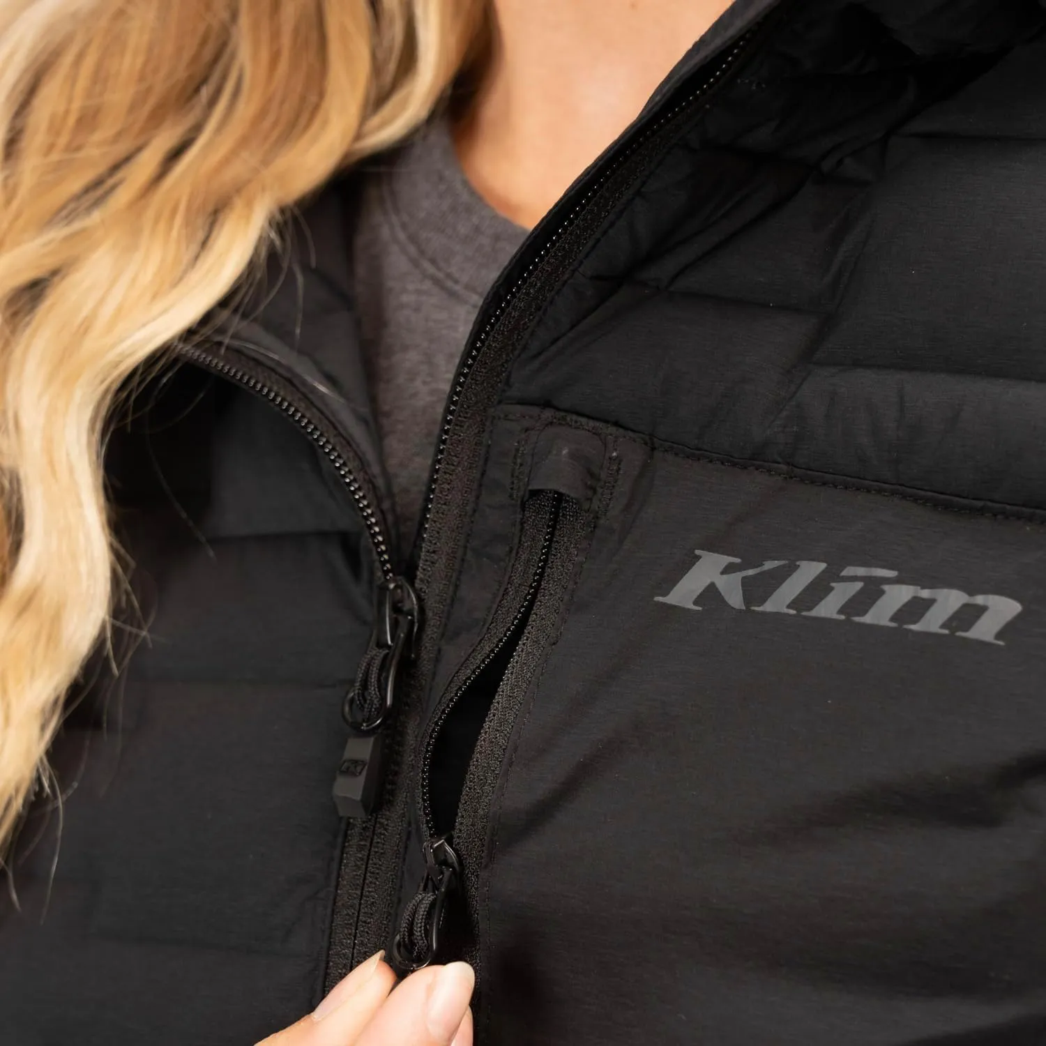 KLIM Women's Luna Stretch Down Hooded Jacket