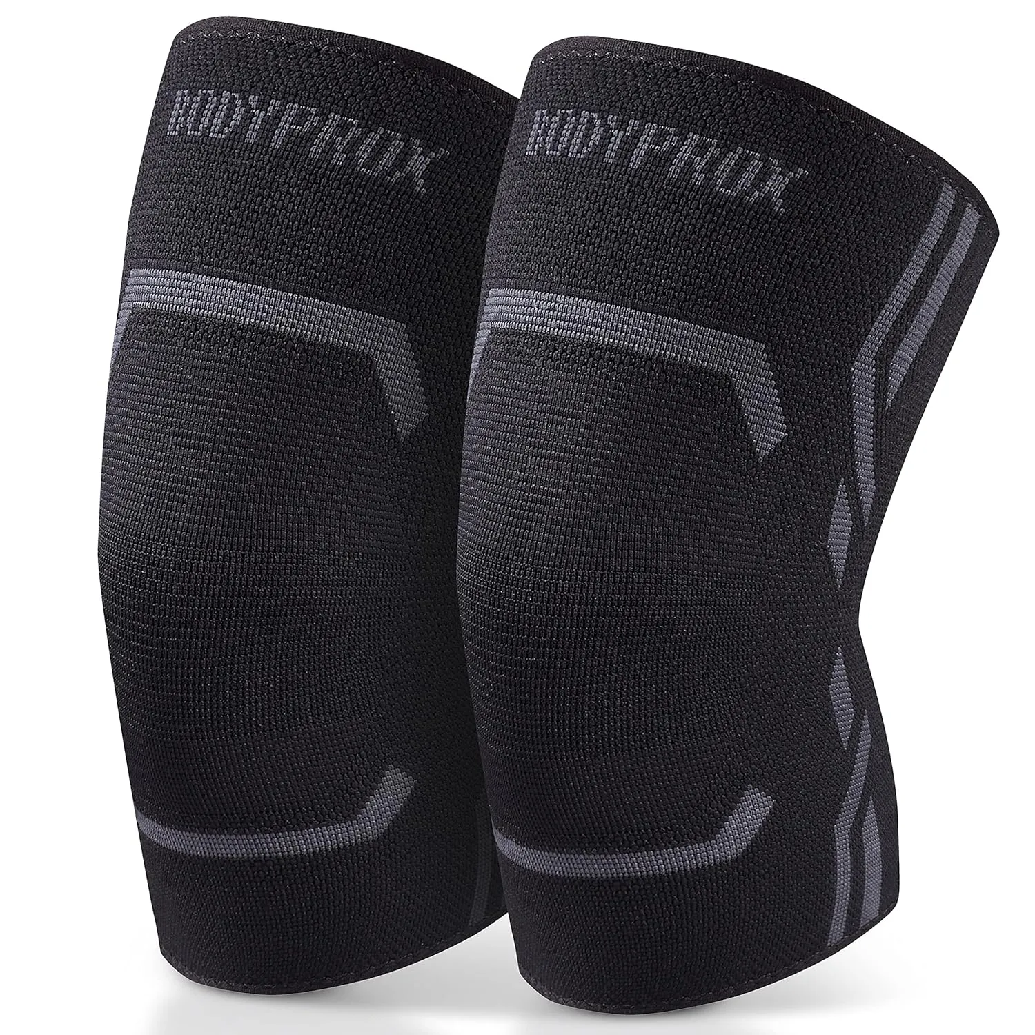 Knee Compression Sleeve for Men and Women (2 Pack), Knee Support Brace for Running and Work out (Large)