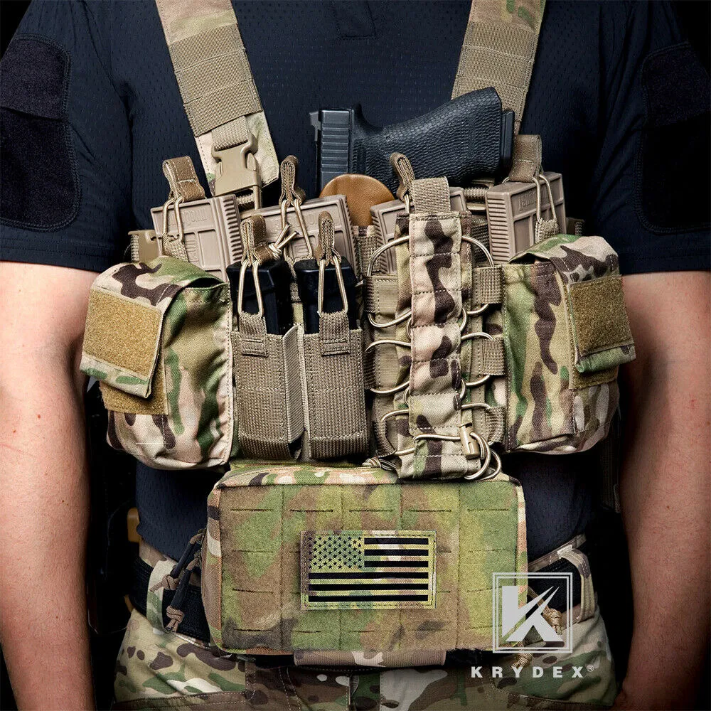 KRYDEX Multi Mission Hanger Pouch Dangler Pouch Expansion Fanny Pack Storage Tool Organizer Bag With Insert for Armor Plate Carrier Vest