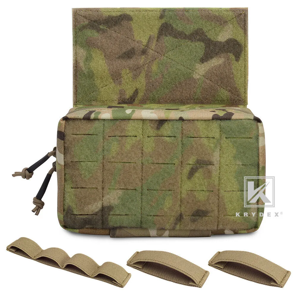 KRYDEX Multi Mission Hanger Pouch Dangler Pouch Expansion Fanny Pack Storage Tool Organizer Bag With Insert for Armor Plate Carrier Vest