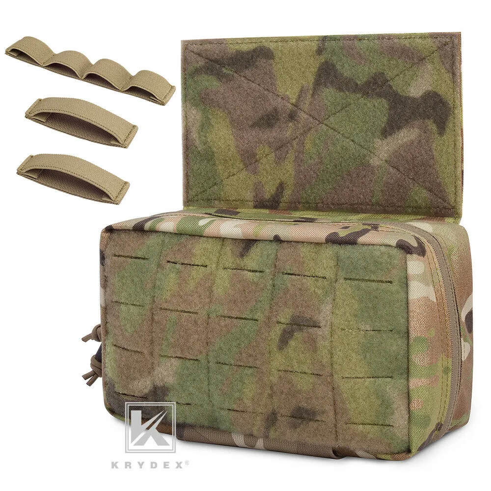 KRYDEX Multi Mission Hanger Pouch Dangler Pouch Expansion Fanny Pack Storage Tool Organizer Bag With Insert for Armor Plate Carrier Vest