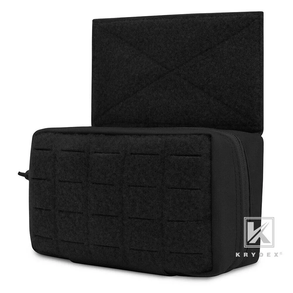 KRYDEX Multi Mission Hanger Pouch Dangler Pouch Expansion Fanny Pack Storage Tool Organizer Bag With Insert for Armor Plate Carrier Vest