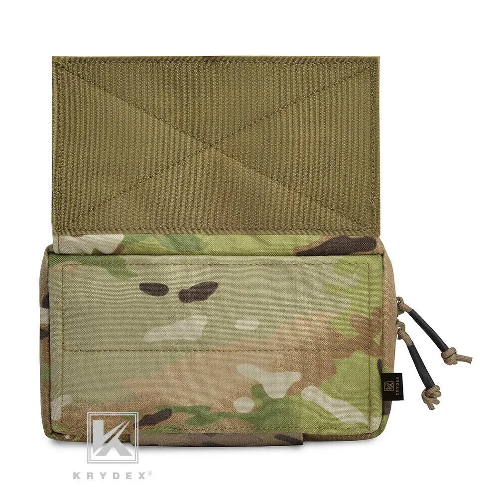 KRYDEX Multi Mission Hanger Pouch Dangler Pouch Expansion Fanny Pack Storage Tool Organizer Bag With Insert for Armor Plate Carrier Vest