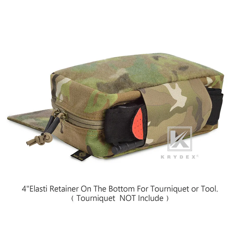 KRYDEX Multi Mission Hanger Pouch Dangler Pouch Expansion Fanny Pack Storage Tool Organizer Bag With Insert for Armor Plate Carrier Vest