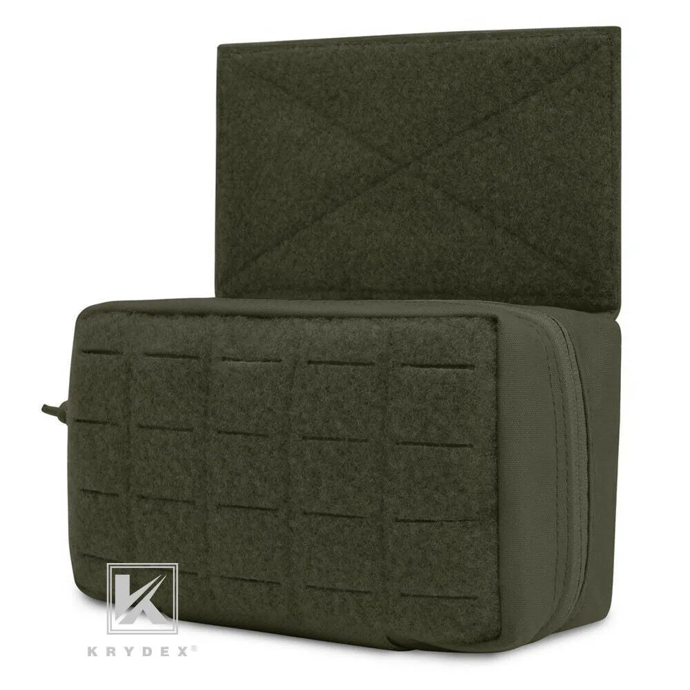 KRYDEX Multi Mission Hanger Pouch Dangler Pouch Expansion Fanny Pack Storage Tool Organizer Bag With Insert for Armor Plate Carrier Vest