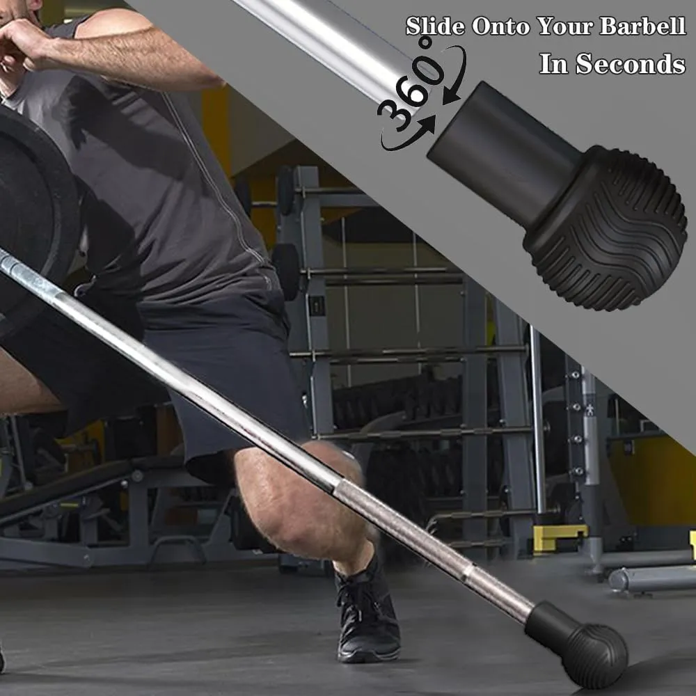 Landmine Attachment for Barbell, Turn Any Surface into a Barbell Landmine Exercise-Press, Row, Spin, Rotation, t bar Row and More, Fits 2'' Olympic Bars