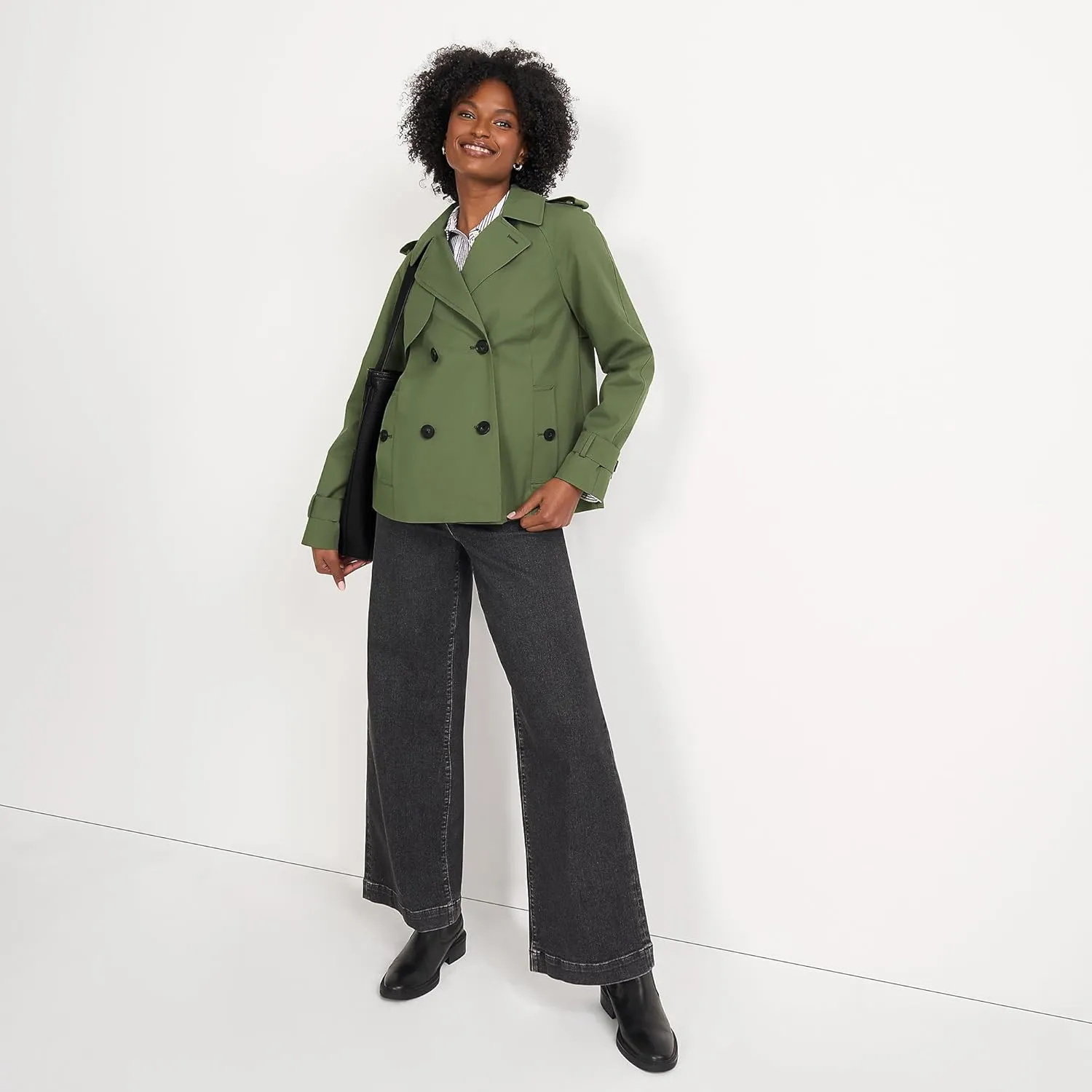 Lands' End Women's Trench Rain Jacket