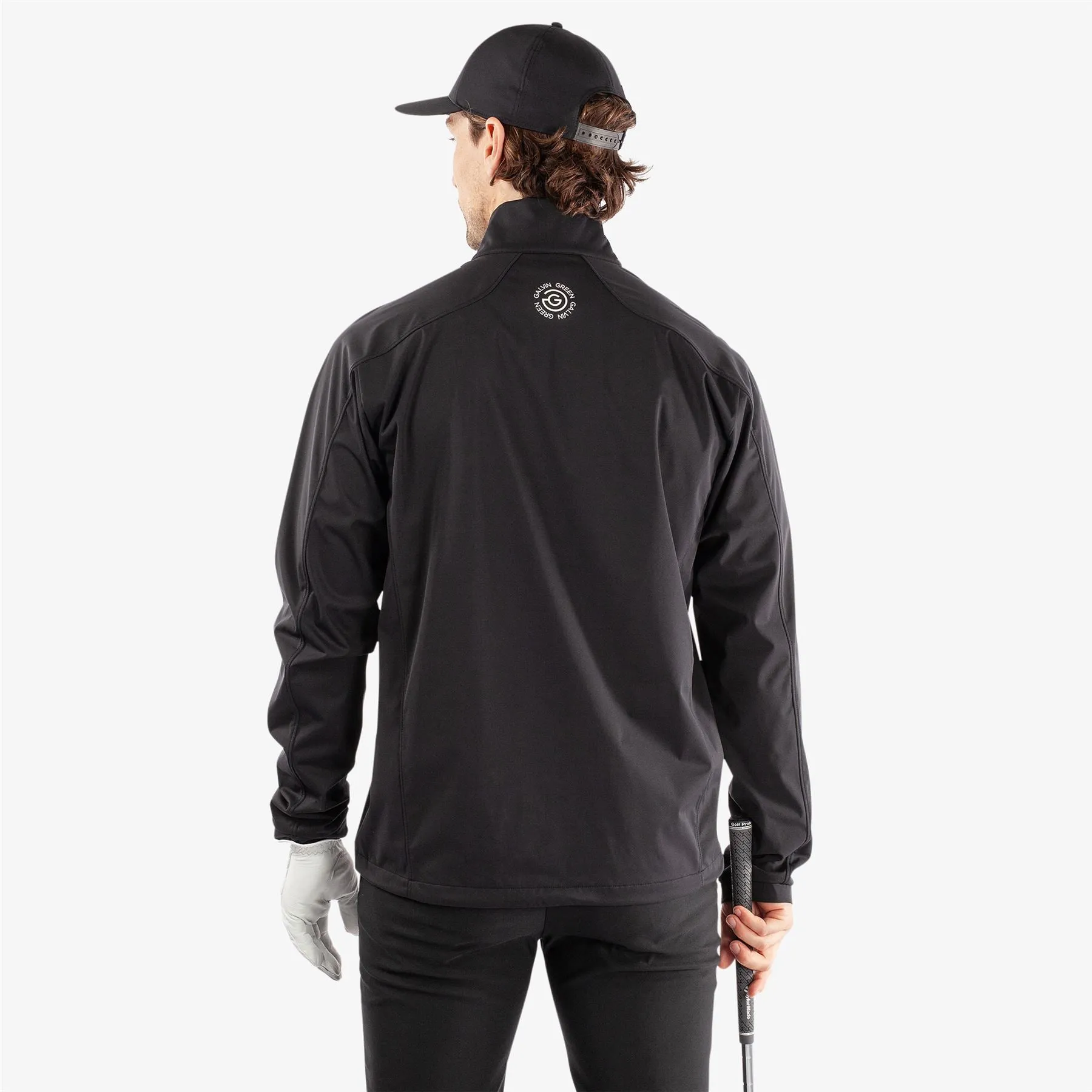 Lawrence Half Zip Windproof Jacket Black/White
