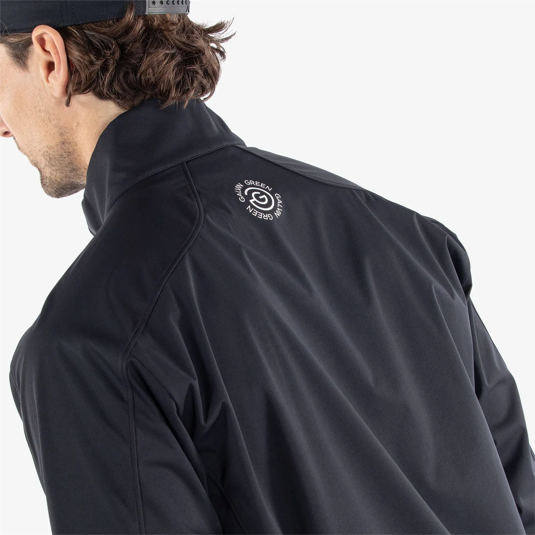 Lawrence Half Zip Windproof Jacket Black/White