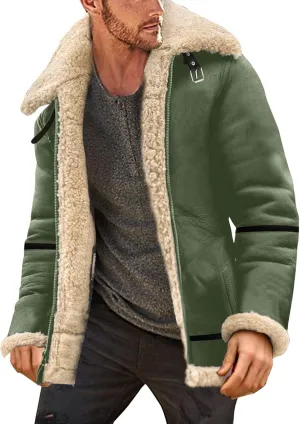 LCMTWX Men's Winter Jacket Windproof Stand Collar Knitted Splice Sweater Coat Casual Cardigan Stylish Outwear Coats for