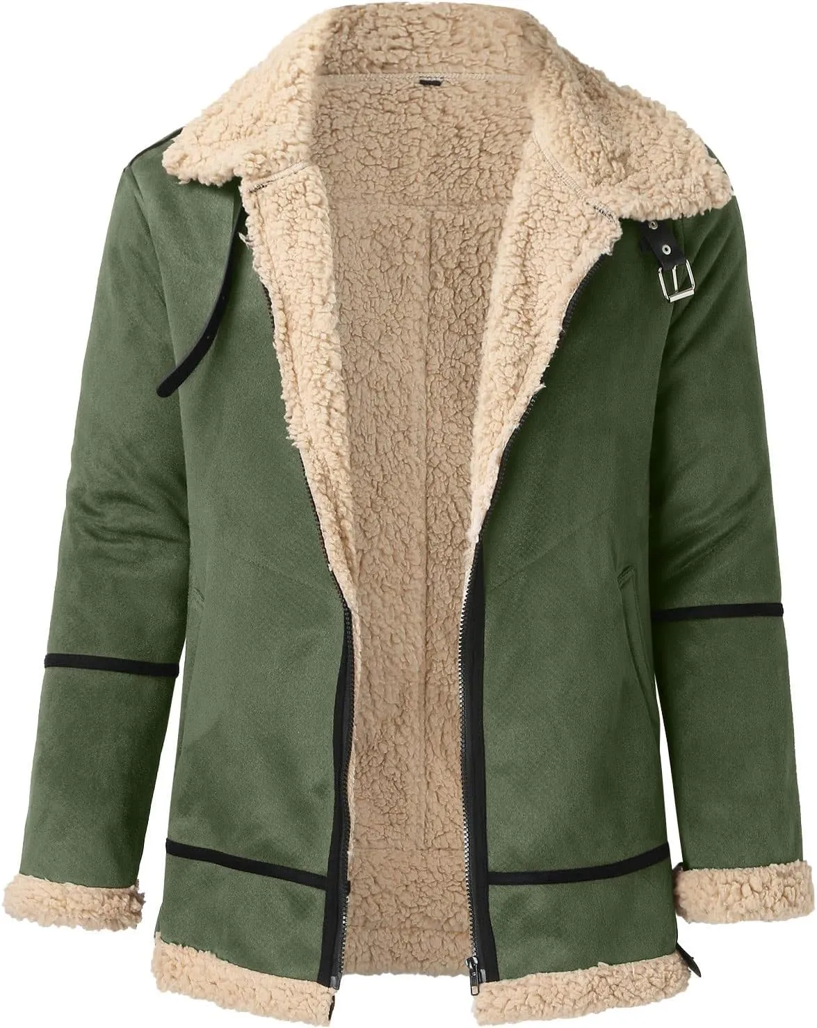 LCMTWX Men's Winter Jacket Windproof Stand Collar Knitted Splice Sweater Coat Casual Cardigan Stylish Outwear Coats for