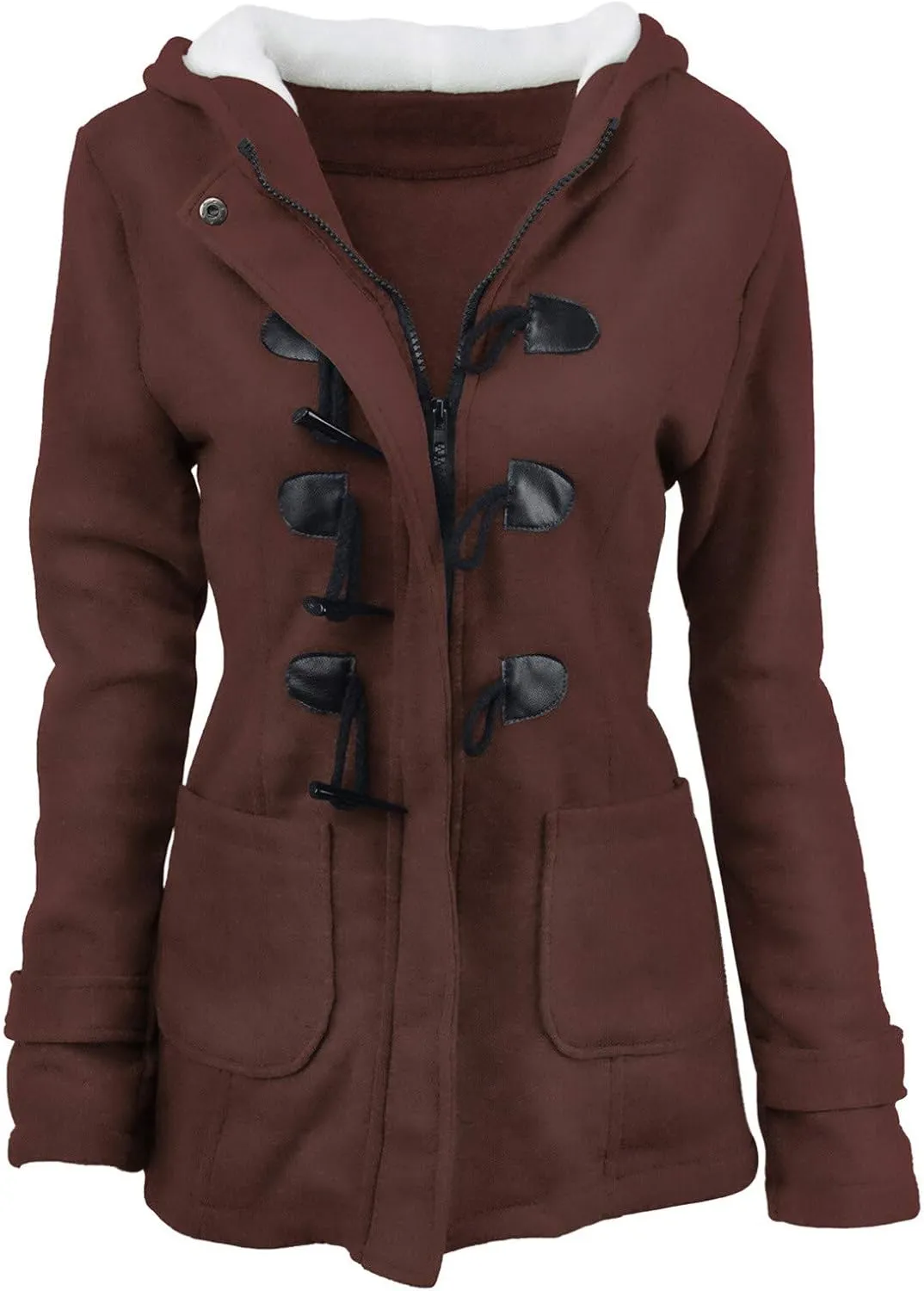 LCMTWX Women Oversized Fleece Lined Raincoat Windproof Outdoor Coat Plus Women's Coat Outdoor Mountain Jackets Rain Jacket