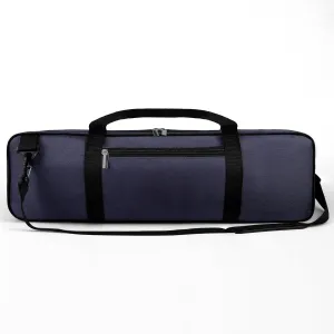LEAP Chess Bag Only for Chess Sets Convenient Carrying Bag with Four Store Part for Roll-up Chess Board Chess Pieces Chess Clock, as Replacement of Chess Sets Great for Traveling or Camping (Blue)