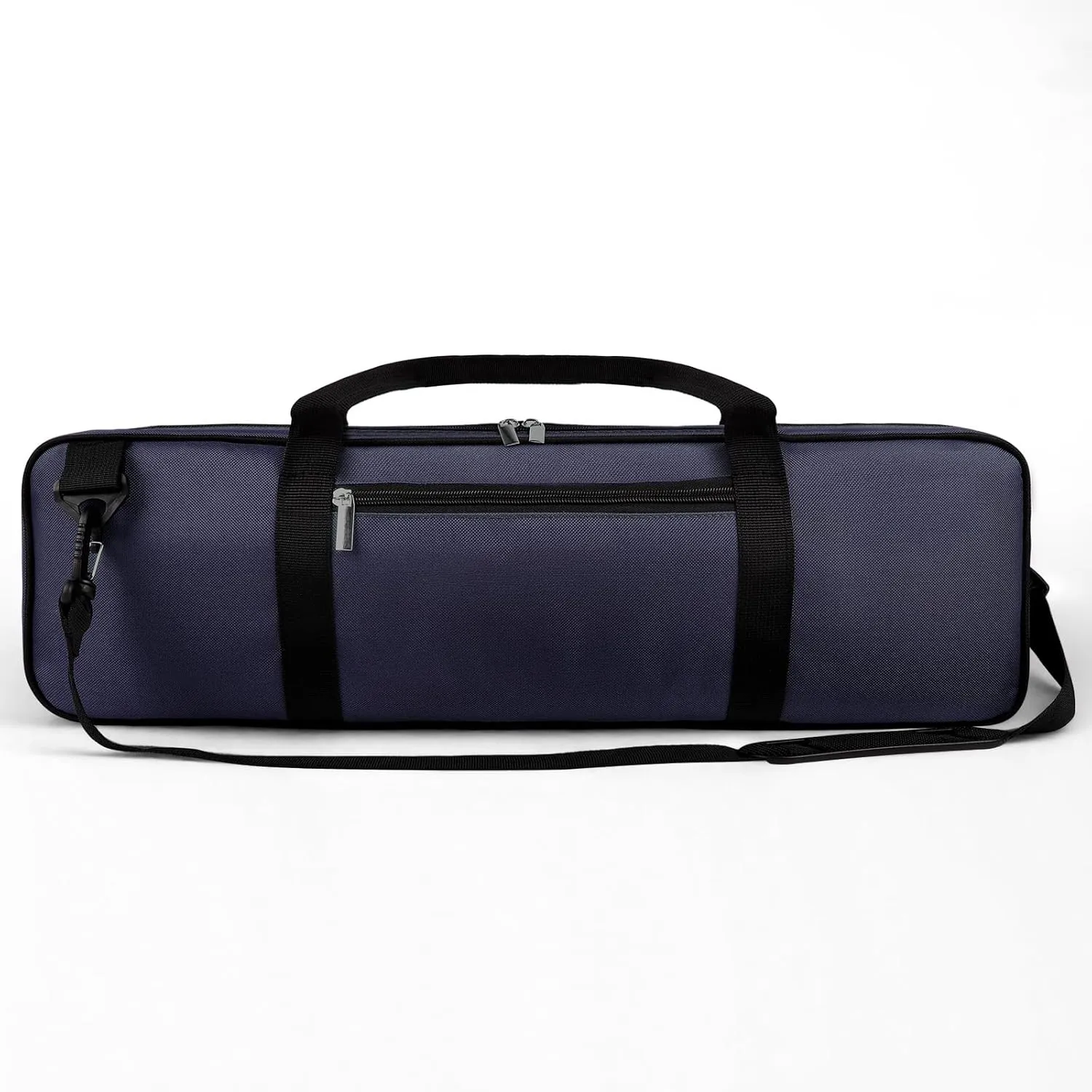 LEAP Chess Bag Only for Chess Sets Convenient Carrying Bag with Four Store Part for Roll-up Chess Board Chess Pieces Chess Clock, as Replacement of Chess Sets Great for Traveling or Camping (Blue)