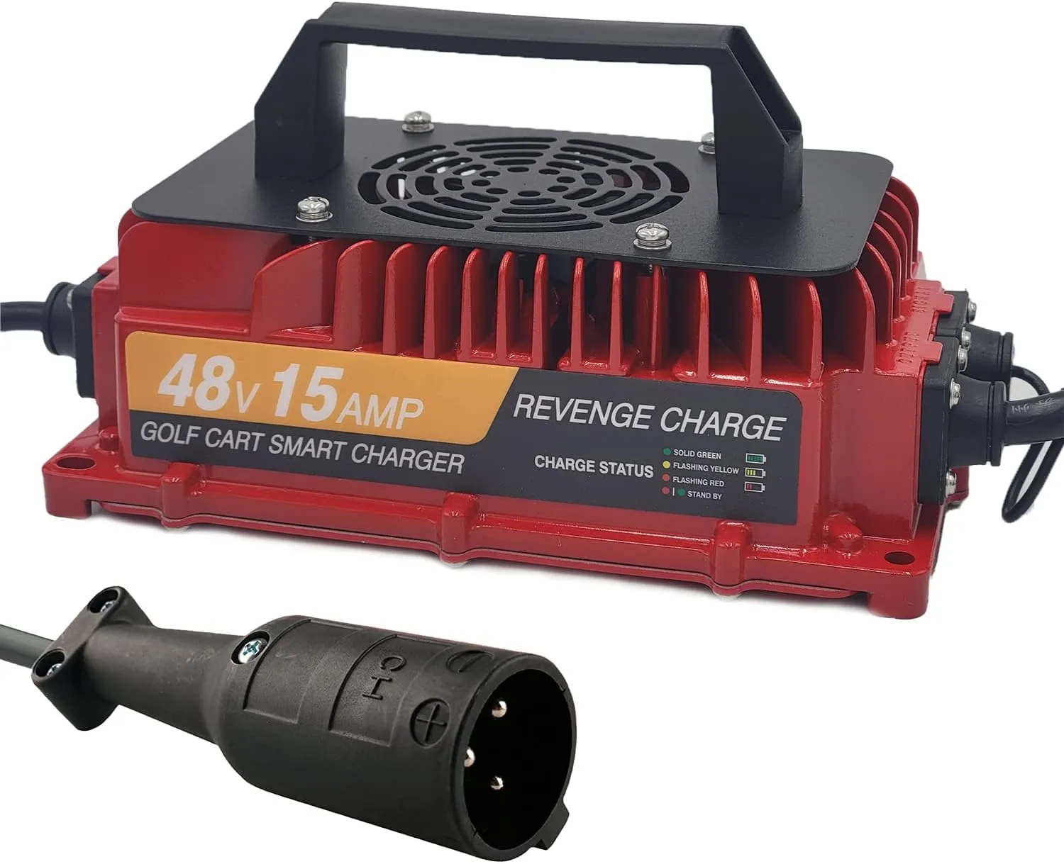 Lester Link Series 48 Volt Golf Cart Battery Charger for 1995-2013 Club Car PowerDrive & IQ Golf Carts