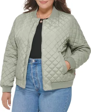 Levi's Women's Diamond Quilted Bomber Jacket (Regular & Plus Size)