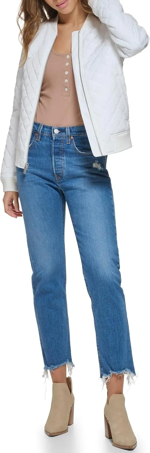 Levi's Women's Diamond Quilted Bomber Jacket (Regular & Plus Size)